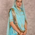 Sky Blue Gottapatti Poshak Set | Premium Bamber Satin | Jaipurio Designer Collection